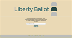 Desktop Screenshot of libertyballot.com