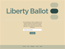 Tablet Screenshot of libertyballot.com